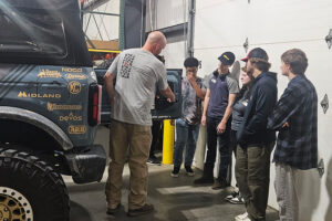 SEED Program: Wilson Community College students touring Barnes MetalCrafters and learning about metal fabrication.