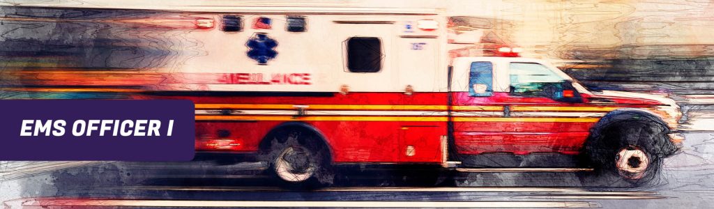 Header for EMS Officer I page.