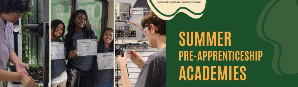SEED Summer Pre-Apprenticeship Academies